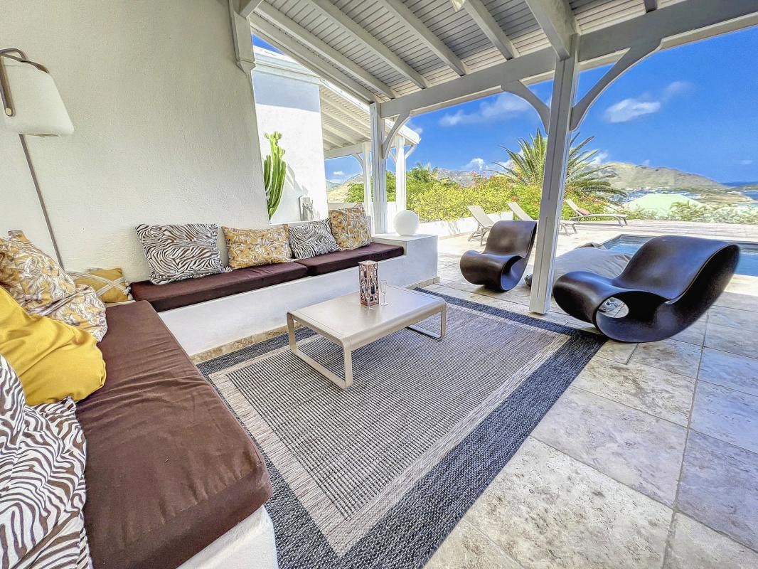 Saint Martin Baie Orientale villa __salon-6